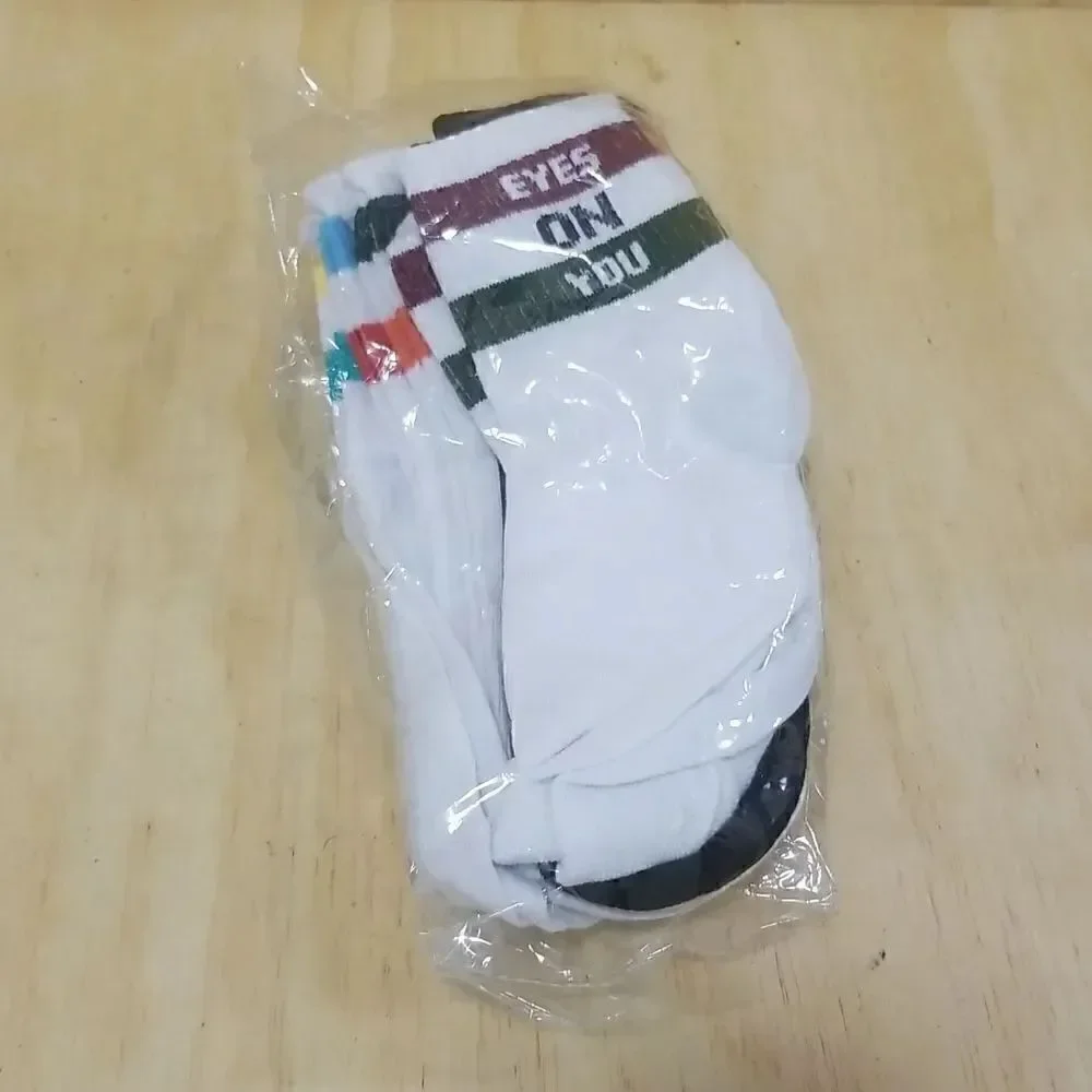 High Fashion Letter Printed Socks Women's 5 count